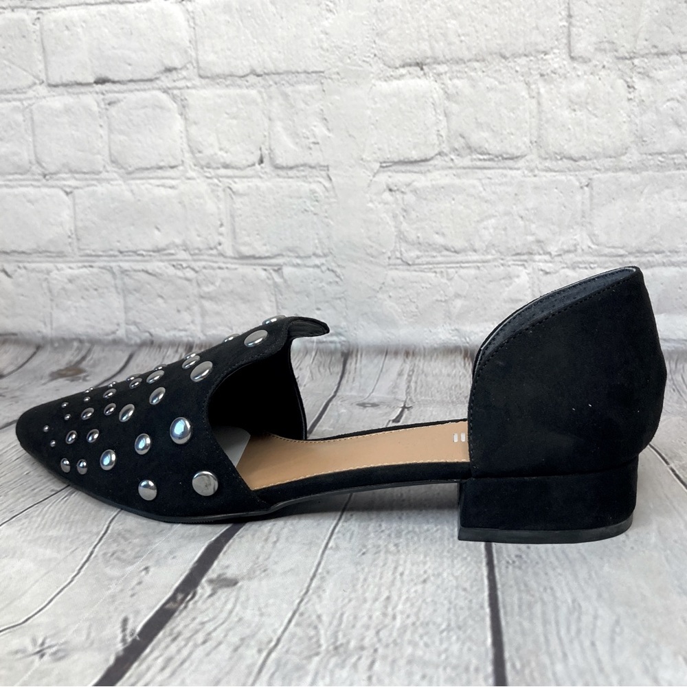 Bar Ill Women’s Cansia Black Faux-Suede
Slip-On Pointed Toe Heels Shoes - Picture 8 of 15